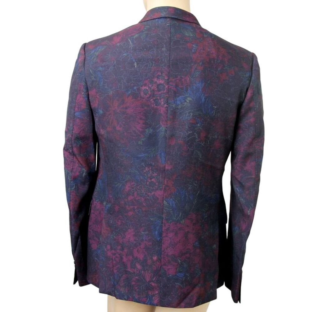 Gucci Men's Multi-Color Runway Sketch-Printed Flannel Dandy Jacket (G 50R / US - Picture 8 of 12